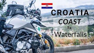 From Coast to Waterfalls in Croatia Ep. 11 | Germany to Pakistan and India on Motorcycle BMW G310GS