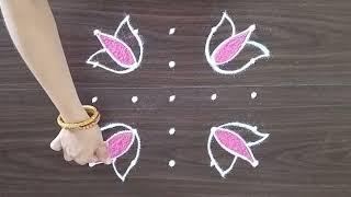 5x5 rangoli | thipkyanchi rangoli | festival muggulu | traditional festival muggulu