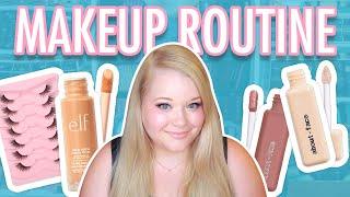 MY *CURRENT* EVERYDAY MAKEUP ROUTINE | ELF, About Face, Essence, LA Girl, Missha, Luxie, & More!