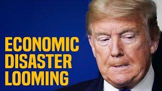 TRUMP COLLAPSE: Fed predicts GDP DECLINE