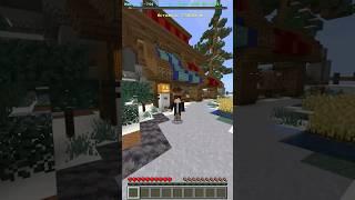 Говорящий снеговик в Minecraft! #shorts #minecraft #майнкрафт #магия #новыйгод #зима