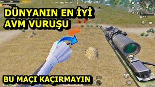 DÜNYANIN EN İYİ AVM VURUŞU ! BU MAÇI KAÇIRAN PİŞMAN OLUR BATUR GAME SOLO SQUAD PUBG MOBİLE