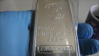A 10 oz Engelhard bar and some vintage silver added to the stack.