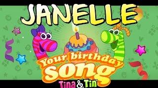 Tina&Tin Happy Birthday JANELLE (Personalized Songs For Kids) #PersonalizedSongs