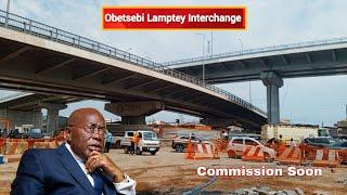 FINALLY.. The Long Awaited $135m Obetsebi Lamptey Interchange FlyOver Finally Completing