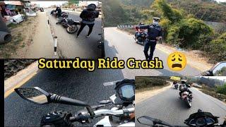 SATURDAY RIDE BHAKUNDA BASE ||Ns200 , CRASH @dlkvlogsnepal680