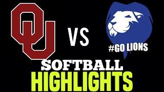 Oklahoma Softball vs North Central Texas College 2023