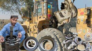 Caterpillar 950-E transmission rebuilt | Repaired and restored 950E wheel loader transmission system