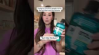 Take it easy on the microbiome. #mouth #microbiome #dentist #mouthwash #oralmicrobiome