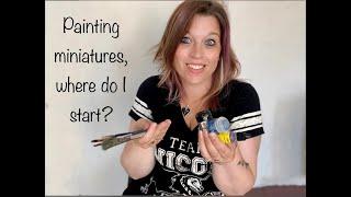 Painting miniatures is awesome - where to start for beginners, kids & family painting.