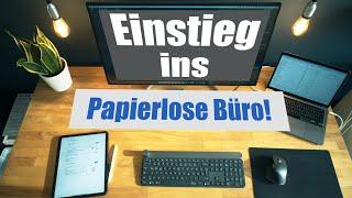 Anleitung zum Einstieg ins papierlose Büro zuhause (iPad, iPhone, Mac)