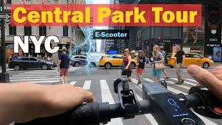 New York City - Beautiful Day Full Loop : Central Park Ride | E-Scooter