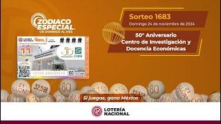 SORTEO ZODÍACO ESPECIAL No. 1683: Celebrando el 50 Aniversario del CIDE