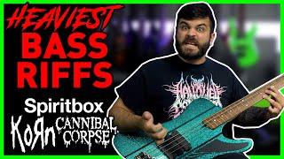 HEAVIEST BASS GUITAR RIFFS