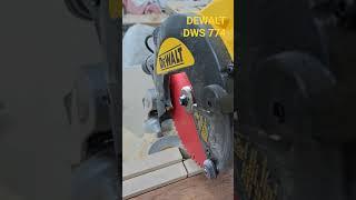 dewalt dws774 miter saw #shorts 디월트 슬라이딩 각도절단기