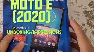 Tracfone Moto E 2020 unboxing & first impressions