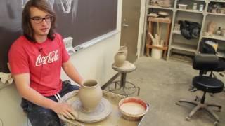 Kicking it old school in Herron School of Art & Design ceramics class