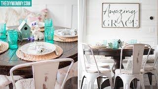 Spring Tablescape on a Budget 2019 | Dollar Store, Target, Walmart & Ikea Finds