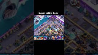 Super Yeti Is Back In Clash Of Clans.#superyeti #clashofclans #clashroyale #mobilelegends