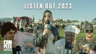 Complex AU talk to the people at Listen Out 2023