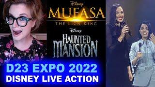 D23 Expo 2022 Disney Panel - Mufasa, Haunted Mansion, Snow White