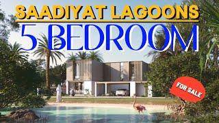 Saadiyat Lagoons 5 Bedroom Luxury Villa For Sale | Villa Tour | Saadiyt Island,Abudhabi | #forsale