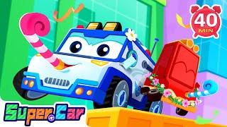 Super Car Festival Begins! | Join the Adventure with Police Car, Taxi & Crane Truck | Super Car Fun