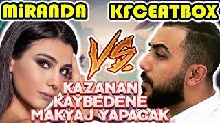 MİRANDA KERRY VS KFCEATBOX. KAZANAN KAYBEDENE MAKYAJ YAPAR | LoL Pit