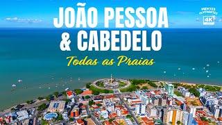 JOÃO PESSOA e CABEDELO  O passeio aéreo mais completo - Bairros, Praias e Rios - Drone DJI 4k