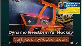 NCauctions.com Auctioning Firestorm Air Hockey by Dynamo