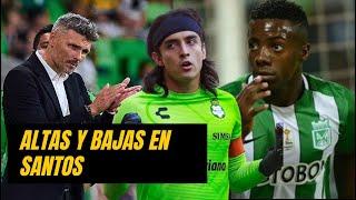 Altas y bajas en Santos Laguna