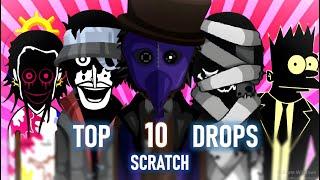 TOP 10 INCREDIBOX DROPS  | Incredibox SCRATCH Mod