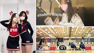 BUSY student life in korea// cheerleading, school, 5am mornings