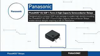 Panasonic’s PhotoMOS® GU SOP 1 Form A High-Capacity Semiconductor Relays