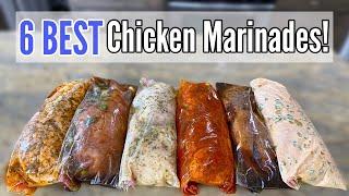 6 TASTY CHICKEN MARINADES | Quick & EASY Chicken Dinner Recipes & Freezer Meals! | Julia Pacheco