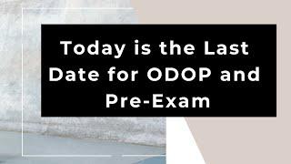 CS Last Date to complete ODOP and Pre-Exam by ICSI, New update link is in the Description #Rajpicz