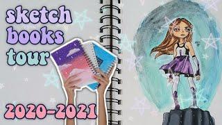 three of my latest sketchbooks tour! (2020-2021)