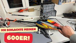  T-Rex 600E Pro DFC | Ich schlachte meinen 600er | veraltete RC Technik fliegt raus