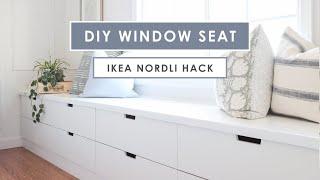 DIY Window Seat with Ikea Nordli Hack