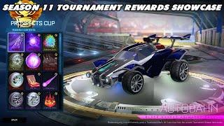 Showcasing All *NEW* Season 11 Rocket League Tournament Items!! - Rocket League Season 11 Update