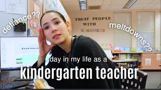 day in my life as a kindergarten teacher | how to manage defiance & meltdowns