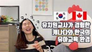 캐나다 와 한국 유치원 이 온도차 무엇?