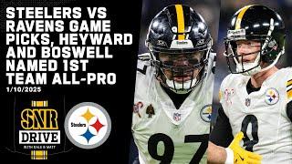 Steelers Ravens Game Predictions, Which Steelers Got All-Pro Votes | SNR Drive | Pittsburgh Steelers