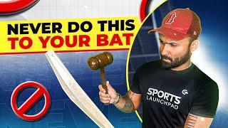 How to Knock Your Bat Properly So It Keeps Going On For Years | Knocking | #cricket #knowledge