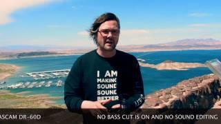 Testing The Windkiller in strong winds on top of Hoover Dam, Nevada