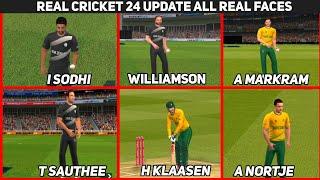 Real Cricket 24 New Update | Licence Players Faces Part-2 | Rc24 New Update Today | Real Cricket 24