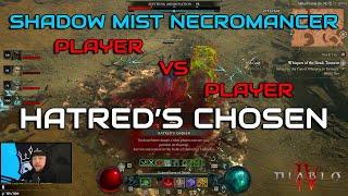 Diablo 4 Shadow Mist Necromancer PvP... Becoming Hatred's Chosen One