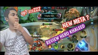 FULL highlight CARA MEMAKAI HERO KHALEED • NEW META ? MOBILE LEGENDS INDONESIA