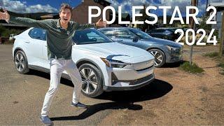 I Drive The Updated Polestar 2 For The First Time! New Motors, New Battery, & All Changes Explained