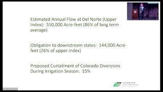 Rio Grande State of the Basin Symposium 2024 (Craig Cotton, Div. 3 Engineer CDWR)